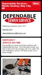 Mobile Screenshot of dependablesewer.com